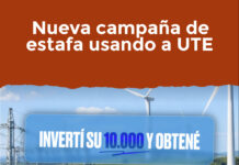 Nueva campaña de estafa usando a UTE