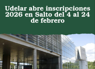 Udelar abre inscripciones 2026 en Salto del 4 al 24 de febrero