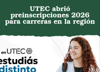 UTEC abrió preinscripciones 2026 para carreras en la región