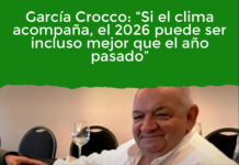 García Crocco: “Si el clima acompaña, el 2026 puede ser incluso mejor que el año pasado”