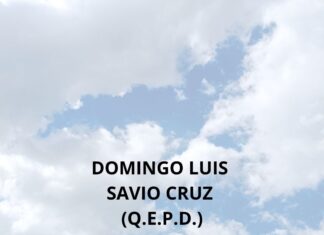 DOMINGO LUIS SAVIO CRUZ (Q.E.P.D.)