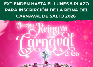 Extienden hasta el lunes 5 la inscripción para Reina del Carnaval de Salto 2026