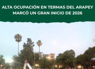 Alta ocupación en Termas del Arapey marcó un gran inicio de 2026