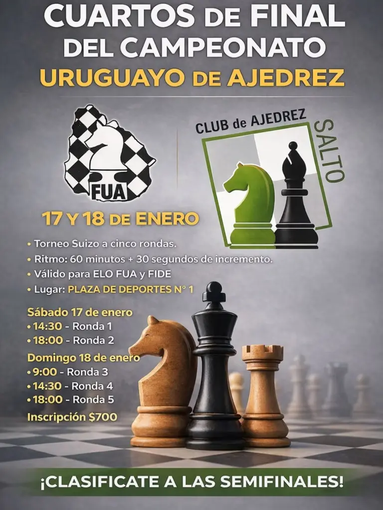Cuartos de Final del Campeonato Uruguayo de Ajedrez
