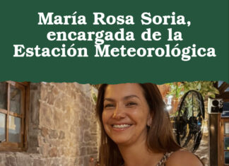 María Rosa Soria, encargada de la Estación Meteorológica