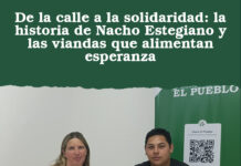 De la calle a la solidaridad: Nacho reparte viandas