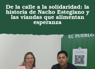 De la calle a la solidaridad: Nacho reparte viandas