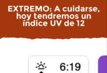 EXTREMO: A cuidarse, hoy tendremos un índice UV de 12
