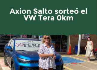 Axion Salto sorteó el VW Tera 0km