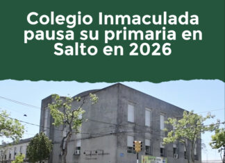 Colegio Inmaculada pausa su primaria en Salto en 2026