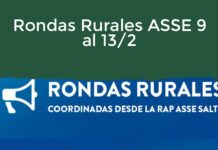 Rondas Rurales ASSE 9 al 13/2