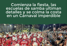 Comienza la fiesta, las escuelas de samba ultiman detalles y se colma la costa en un Carnaval imperdible