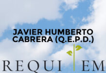 JAVIER HUMBERTO CABRERA (Q.E.P.D.)