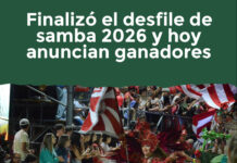 Finalizó el desfile de samba 2026 y hoy anuncian ganadores