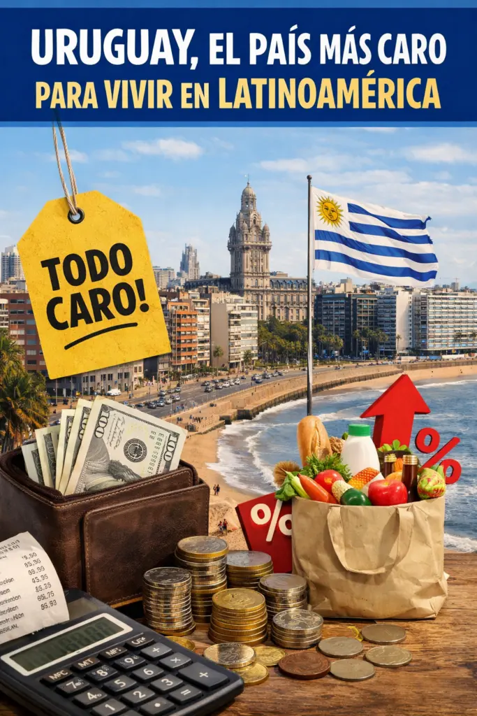 Uruguay es el país más caro para vivir en Latinoamérica