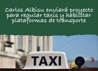 Carlos Albisu enviará proyecto para regular taxis y habilitar plataformas de transporte