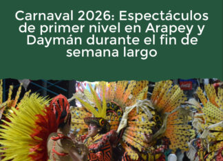 Carnaval 2026: Espectáculos de primer nivel en Arapey y Daymán durante el fin de semana largo