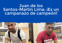 Juan de los Santos-Martín Lima: ¡Es un campanazo de campeón!