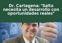 Dr. Cartagena: “Salto necesita un desarrollo con oportunidades reales”