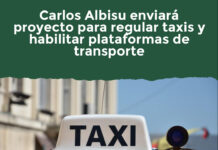 Carlos Albisu enviará proyecto para regular taxis y habilitar plataformas de transporte