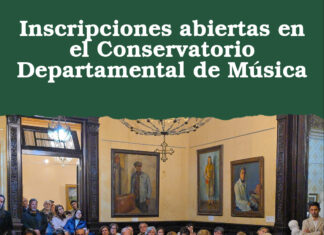 Inscripciones abiertas en el Conservatorio Departamental de Música