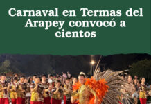 Carnaval en Termas del Arapey convocó a cientos