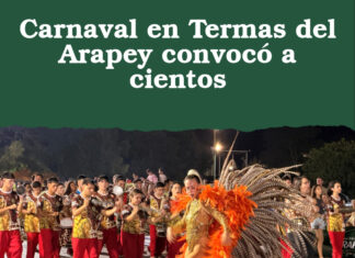 Carnaval en Termas del Arapey convocó a cientos