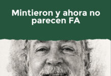 Mintieron y ahora no parecen FA