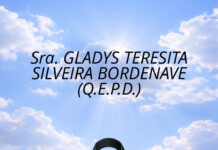 Sra. GLADYS TERESITA SILVEIRA BORDENAVE (Q.E.P.D.)