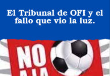 El Tribunal de OFI y el fallo que vio la luz.