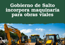 Gobierno de Salto incorpora maquinaria para obras viales