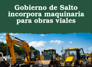 Gobierno de Salto incorpora maquinaria para obras viales