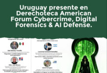 Uruguay presente en Derechoteca American Forum Cybercrime, Digital Forensics & AI Defense.