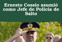 Ernesto Cossio asumió como Jefe de Policia de Salto