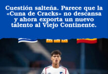 Cuestión salteña. Parece que la «Cuna de Cracks» no descansa y ahora exporta un nuevo talento al Viejo Continente.