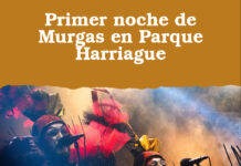 Primer noche de Murgas en Parque Harriague