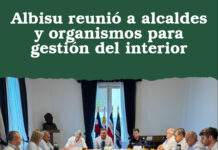 Albisu reunió a alcaldes y organismos para gestión del interior
