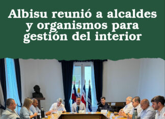 Albisu reunió a alcaldes y organismos para gestión del interior
