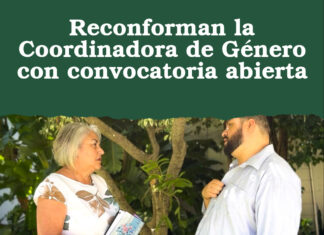 Reconforman la Coordinadora de Género con convocatoria abierta