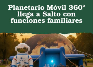 Planetario Móvil 360° llega a Salto con funciones familiares