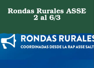 Rondas Rurales ASSE 2 al 6/3