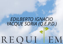 EDILBERTO IGNACIO YACQUE SORIA (Q.E.P.D.)