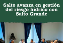 Salto avanza en gestión del riesgo hídrico con Salto Grande