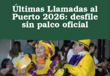 Últimas Llamadas al Puerto 2026: desfile sin palco oficial