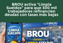BROU activa “Limpia Sueldos” para que 300 mil trabajadores refinancien deudas con tasas más bajas