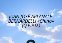 JUAN JOSÉ APLANALP BERNARDELLI «Chino» (Q.E.P.D.)