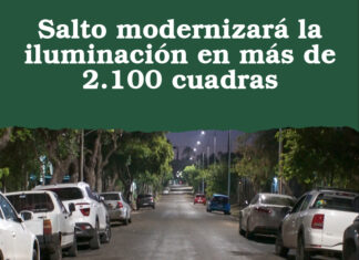 Salto modernizará la iluminación en más de 2.100 cuadras
