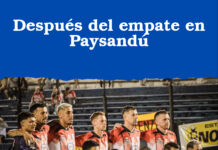 Después del empate en Paysandú