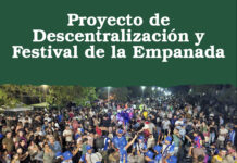 Proyecto de Descentralización y Festival de la Empanada