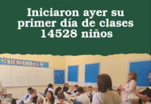 Iniciaron ayer su primer día de clases 14528 niños